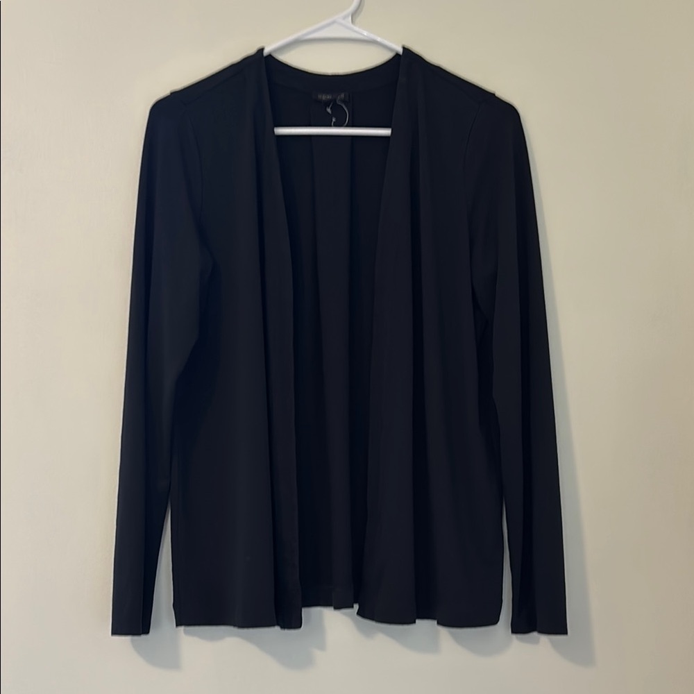 J. Jill Black Open-Front Lightweight Cardigan